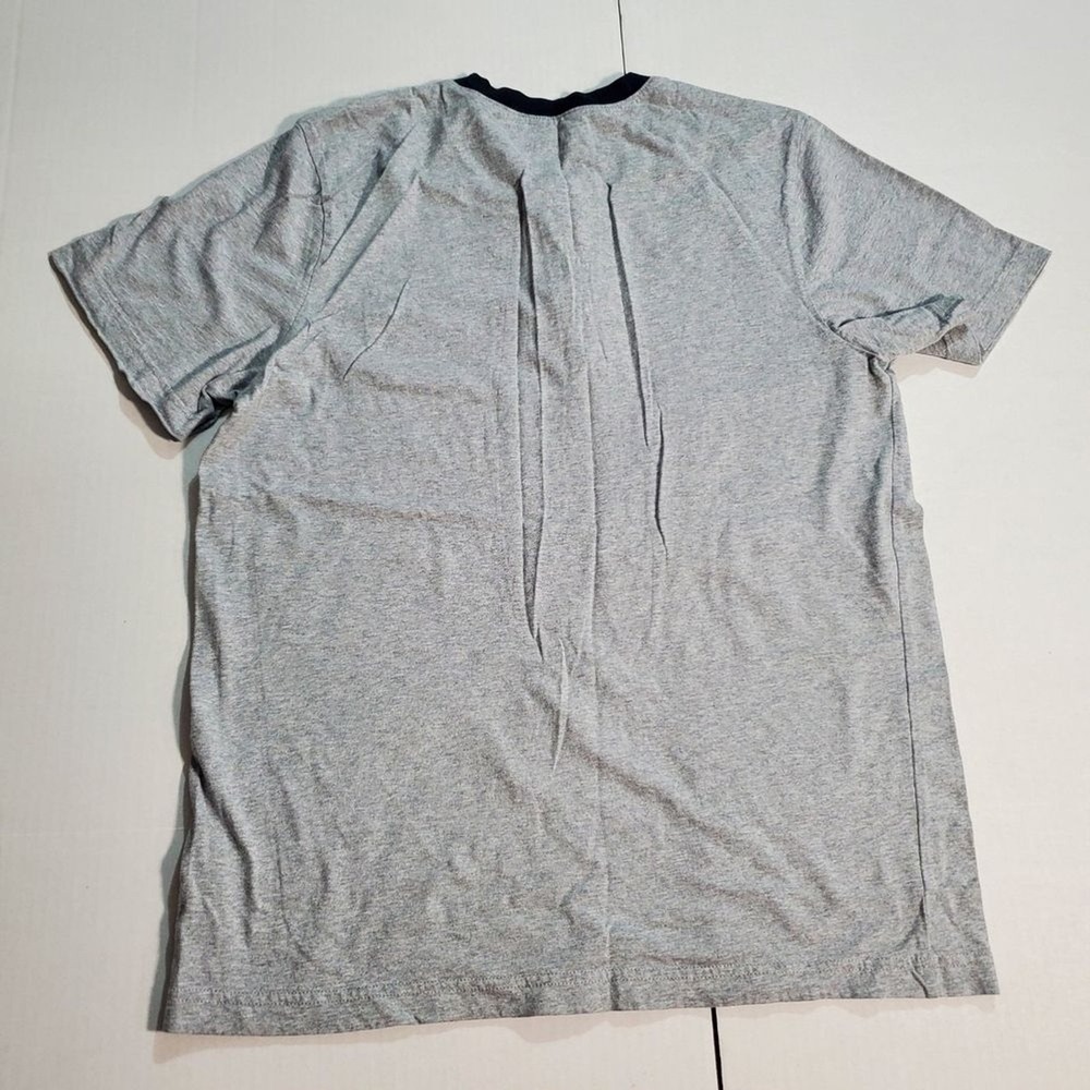 PAJAMAGRAM. Men pajama set, ringer tee with gray jogger pant pj-men. SKU# A-98 - Picture 13 of 16